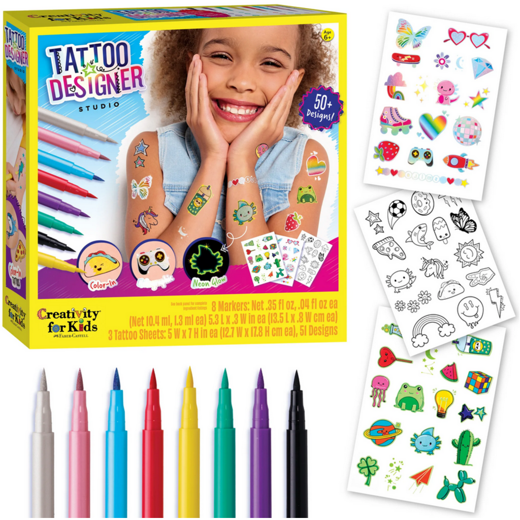 CREATIVITY FOR KIDS TATTOO DESIGNER STUDIO