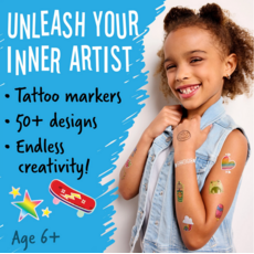CREATIVITY FOR KIDS TATTOO DESIGNER STUDIO