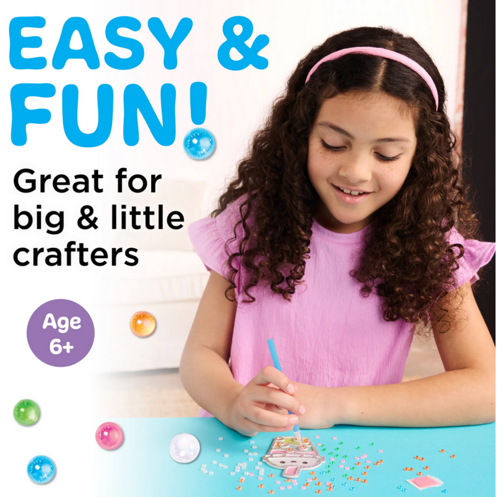 CREATIVITY FOR KIDS BUBBLE GEMS SUPER STICKER BUBBLE TEA