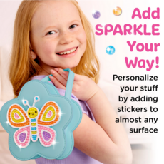 CREATIVITY FOR KIDS BUBBLE GEMS SUPER STICKER BUTTERFLY