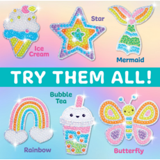 CREATIVITY FOR KIDS BUBBLE GEMS SUPER STICKER MERMAID