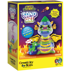 CREATIVITY FOR KIDS GLOW IN THE DARK SAND ART DRAGON