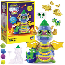 CREATIVITY FOR KIDS GLOW IN THE DARK SAND ART DRAGON