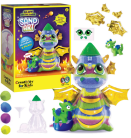 CREATIVITY FOR KIDS GLOW IN THE DARK SAND ART DRAGON