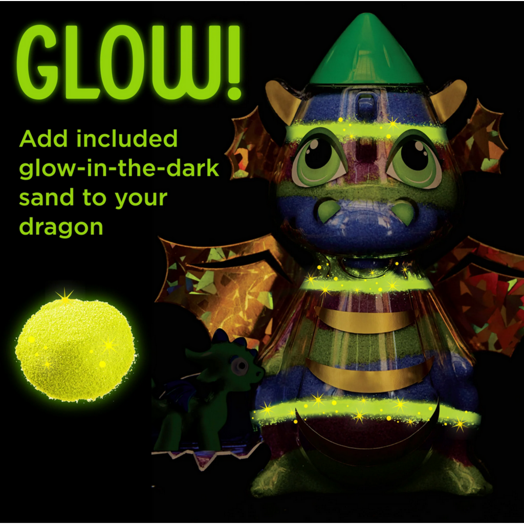 CREATIVITY FOR KIDS GLOW IN THE DARK SAND ART DRAGON
