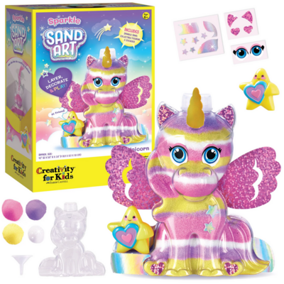 CREATIVITY FOR KIDS SPARKLE SAND ART UNICORN