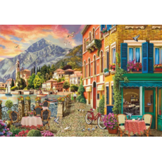 SUMMER SUNSET NEAR LAKE COMO 250 PC PUZZLE