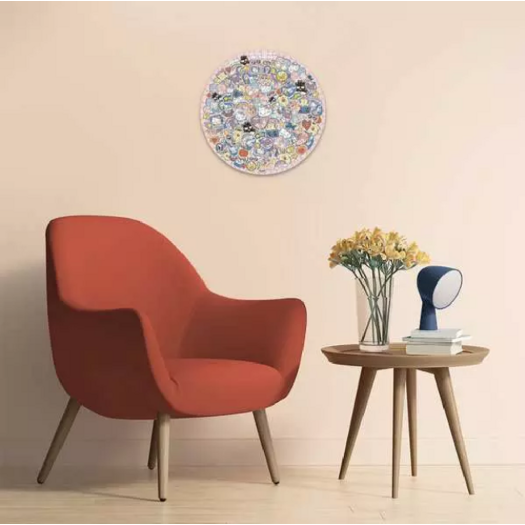 RAVENSBURGER USA HELLO KITTY ROUND 500 PC PUZZLE