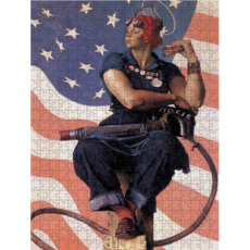 POMEGRANATE NORMAN ROCKWELL ROSIE THE RIVETER 500 PC PUZZLE