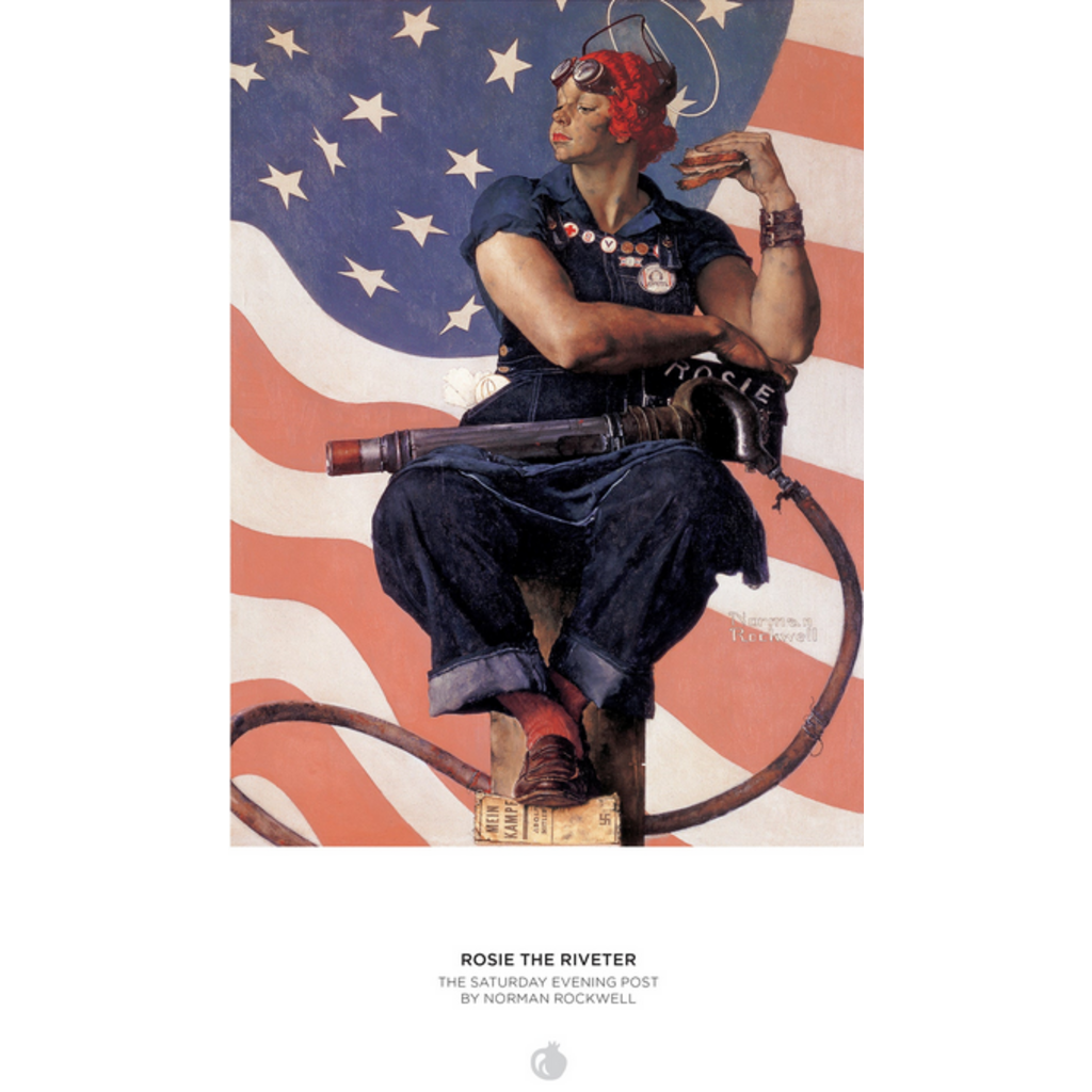 POMEGRANATE NORMAN ROCKWELL ROSIE THE RIVETER 500 PC PUZZLE