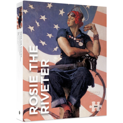 POMEGRANATE NORMAN ROCKWELL ROSIE THE RIVETER 500 PC PUZZLE