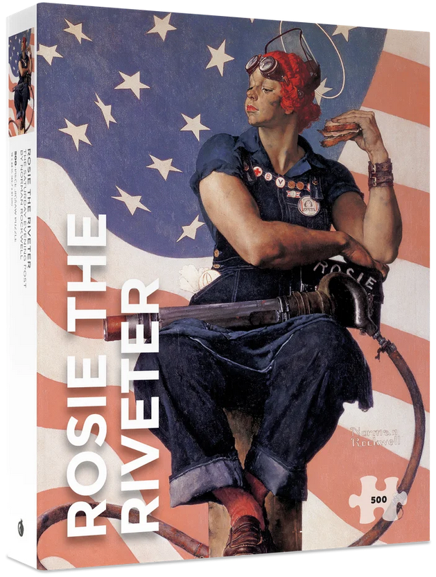 NORMAN ROCKWELL ROSIE THE RIVETER 500 PC PUZZLE