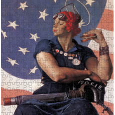 POMEGRANATE NORMAN ROCKWELL ROSIE THE RIVETER 500 PC PUZZLE