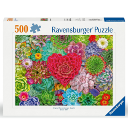RAVENSBURGER USA SUCCULENT LOVE 500 PC PUZZLE