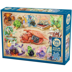 COBBLE HILL D20 DRAGONS 500 PC PUZZLE