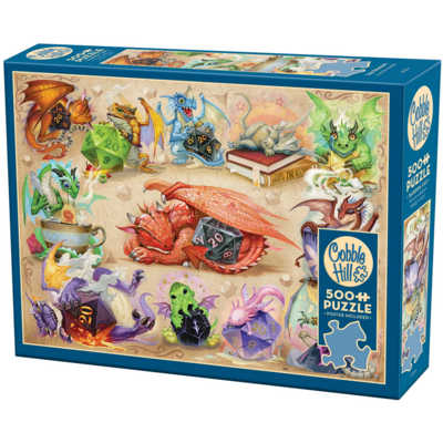 COBBLE HILL D20 DRAGONS 500 PC PUZZLE