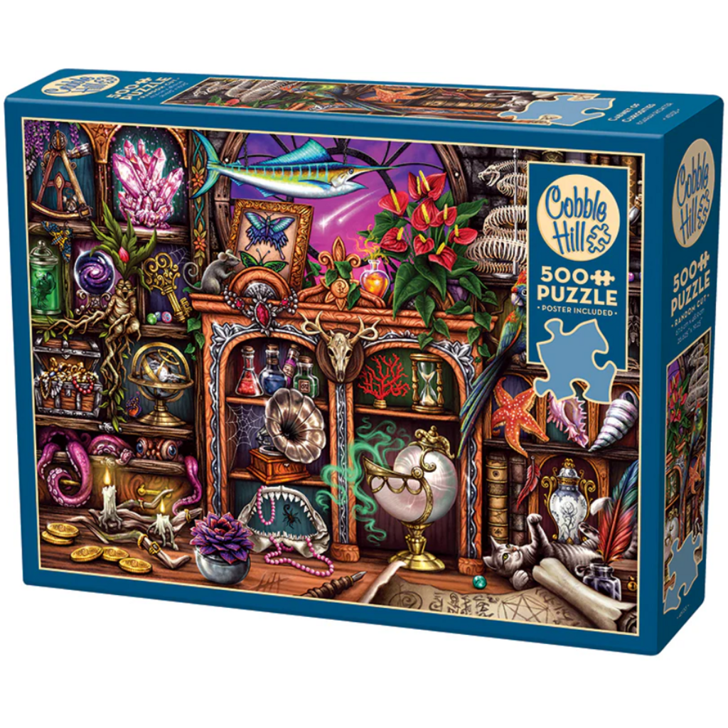 COBBLE HILL CABINET OF CURIOSITIES 500 PC PUZZLE