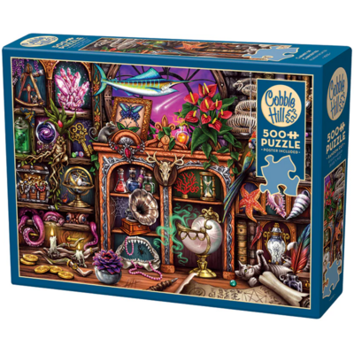 COBBLE HILL CABINET OF CURIOSITIES 500 PC PUZZLE