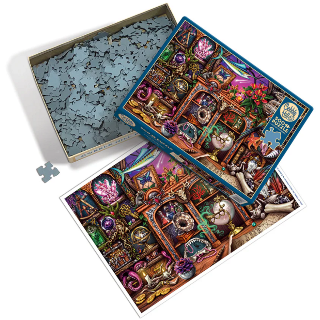 COBBLE HILL CABINET OF CURIOSITIES 500 PC PUZZLE