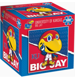 MASTER PIECES MASCOT 100 PC PUZZLE  KU JAYHAWK
