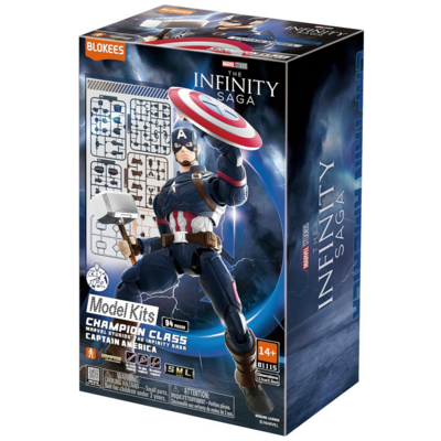 TRANSFORMERS MARVEL INFINITY SAGA CHAMPION CLASS CAPTAIN AMERICA MODEL KIT