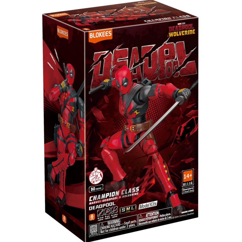 TRANSFORMERS MARVEL DEADPOOL & WOLVERINE CHAMPION CLASS DEADPOOL MODEL KIT