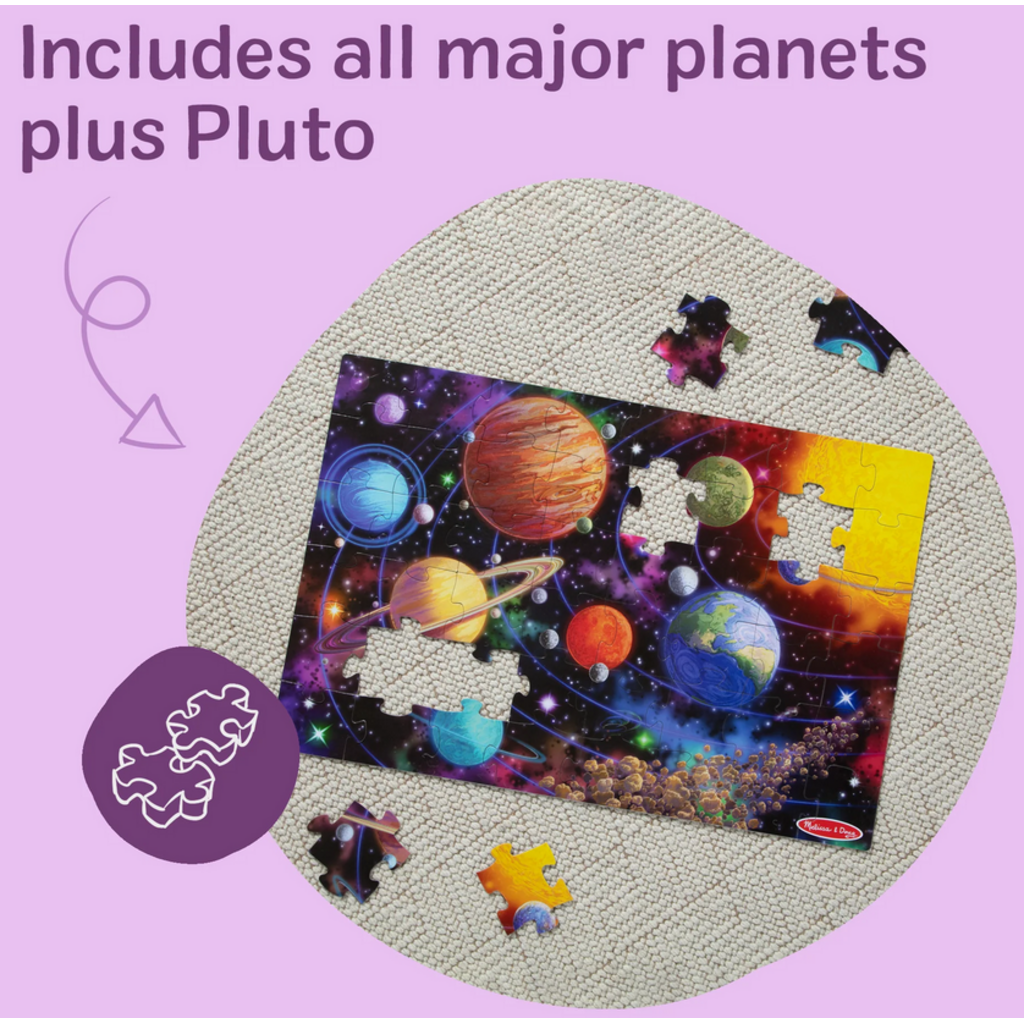 SOLAR SYSTEM FLOOR PUZZLE