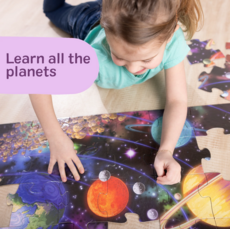 SOLAR SYSTEM FLOOR PUZZLE