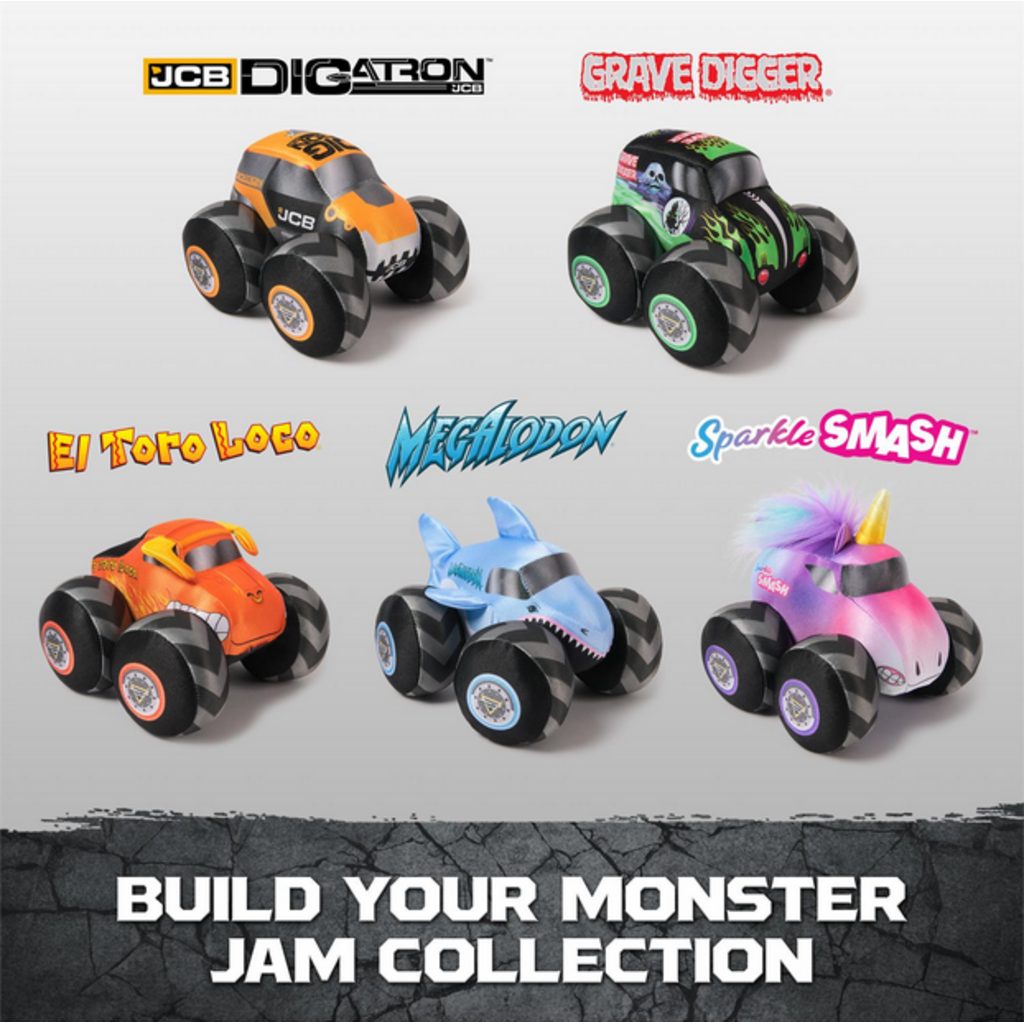 MONSTER JAM PLUSH TRUCK WITH SOUND