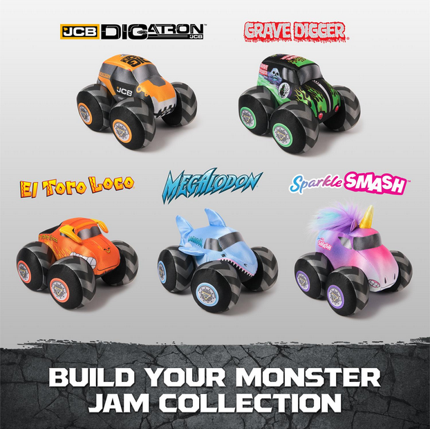 MONSTER JAM PLUSH TRUCK WITH SOUND