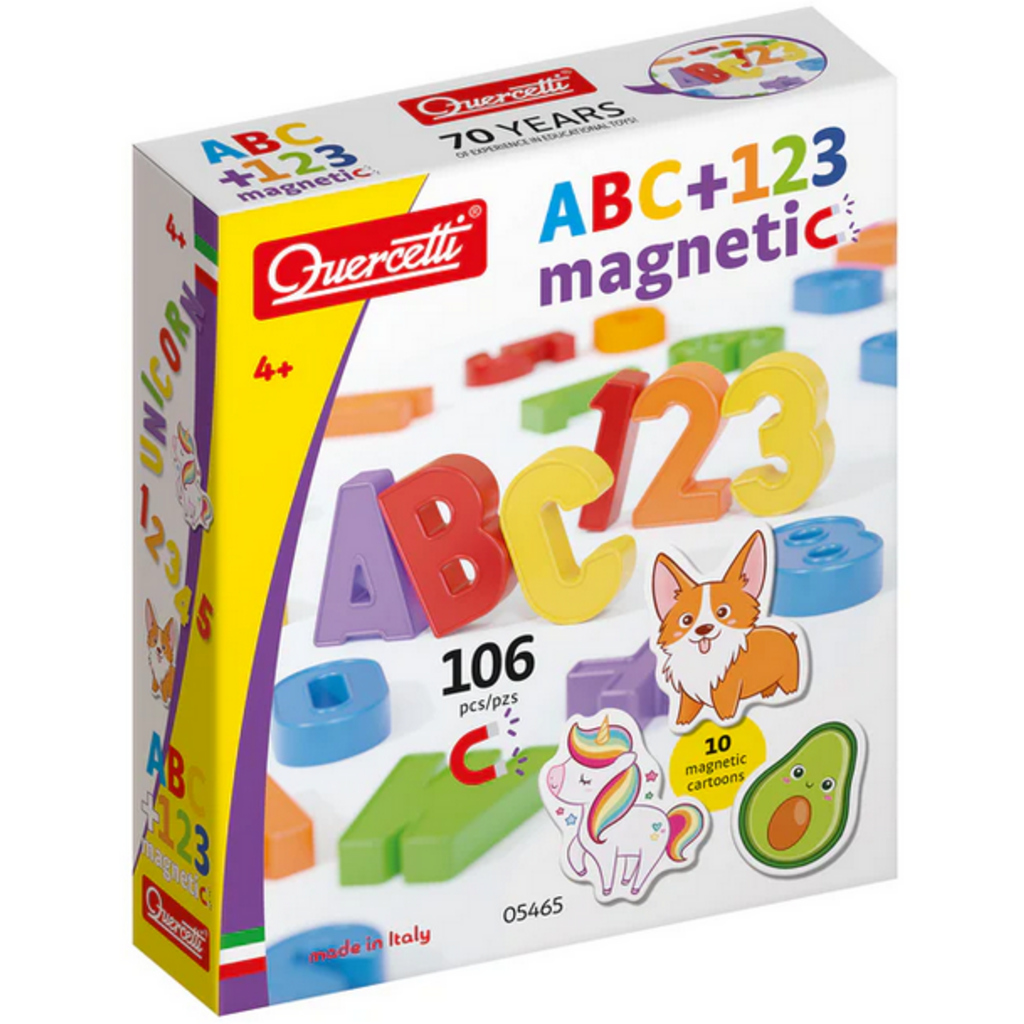 QUERCETTI ABC + 123 MAGNETIC 106 PCS