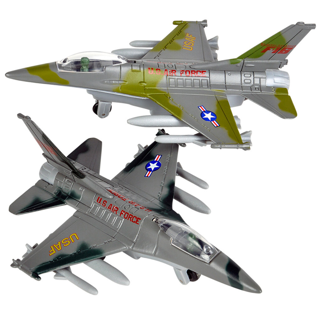 KINSMART F-16 FALCON AIRPLANE DIECAST