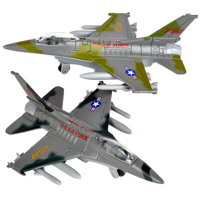 KINSMART F-16 FALCON AIRPLANE DIECAST