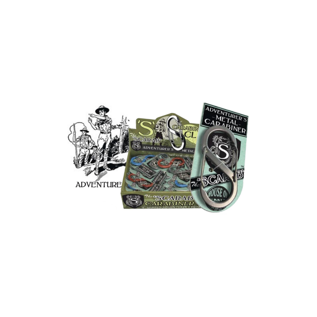 HOUSE OF MARBLES ADVENTURER'S CARIBINER CLIP