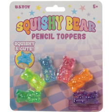 US TOY SQUISHY BEAR PENCIL TOPPERS