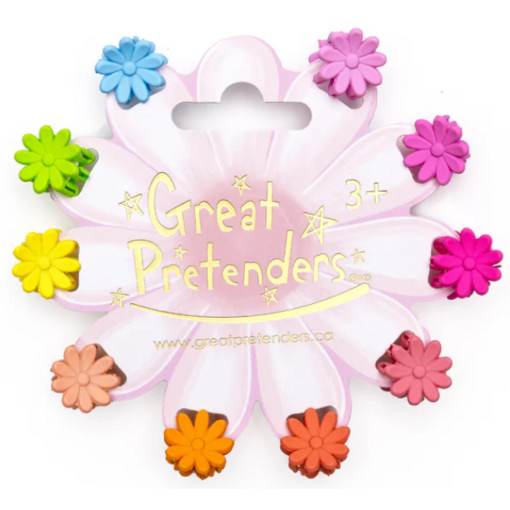 GREAT PRETENDERS MINI HAIR CLIPS DAISY DELIGHT