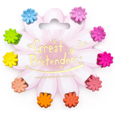 GREAT PRETENDERS MINI HAIR CLIPS DAISY DELIGHT