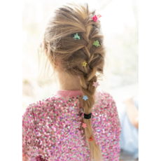 GREAT PRETENDERS MINI HAIR CLIPS RAINBOW  STAR