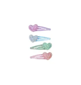 GREAT PRETENDERS SPARKLE HEART BOBBLE HAIR CLIPS