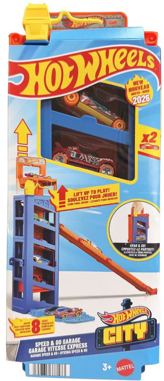 HOT WHEELS CITY SPEED & GO GARAGE