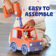 BLUEY BUILD-A-BUDDY BLUEY MOTORIZED CAR WITH DRILL
