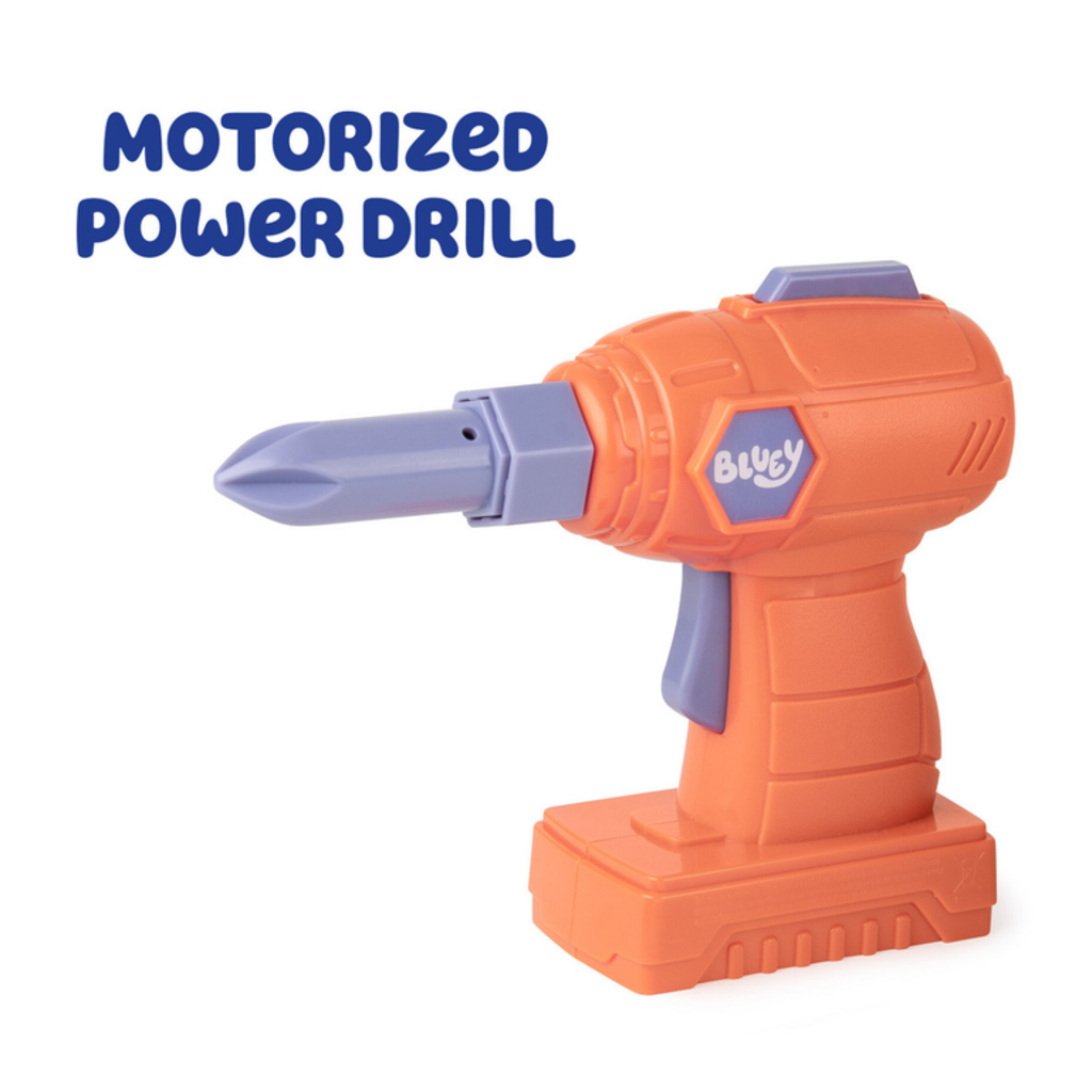 BLUEY BUILD-A-BUDDY BLUEY MOTORIZED CAR WITH DRILL