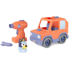 BLUEY BUILD-A-BUDDY BLUEY MOTORIZED CAR WITH DRILL