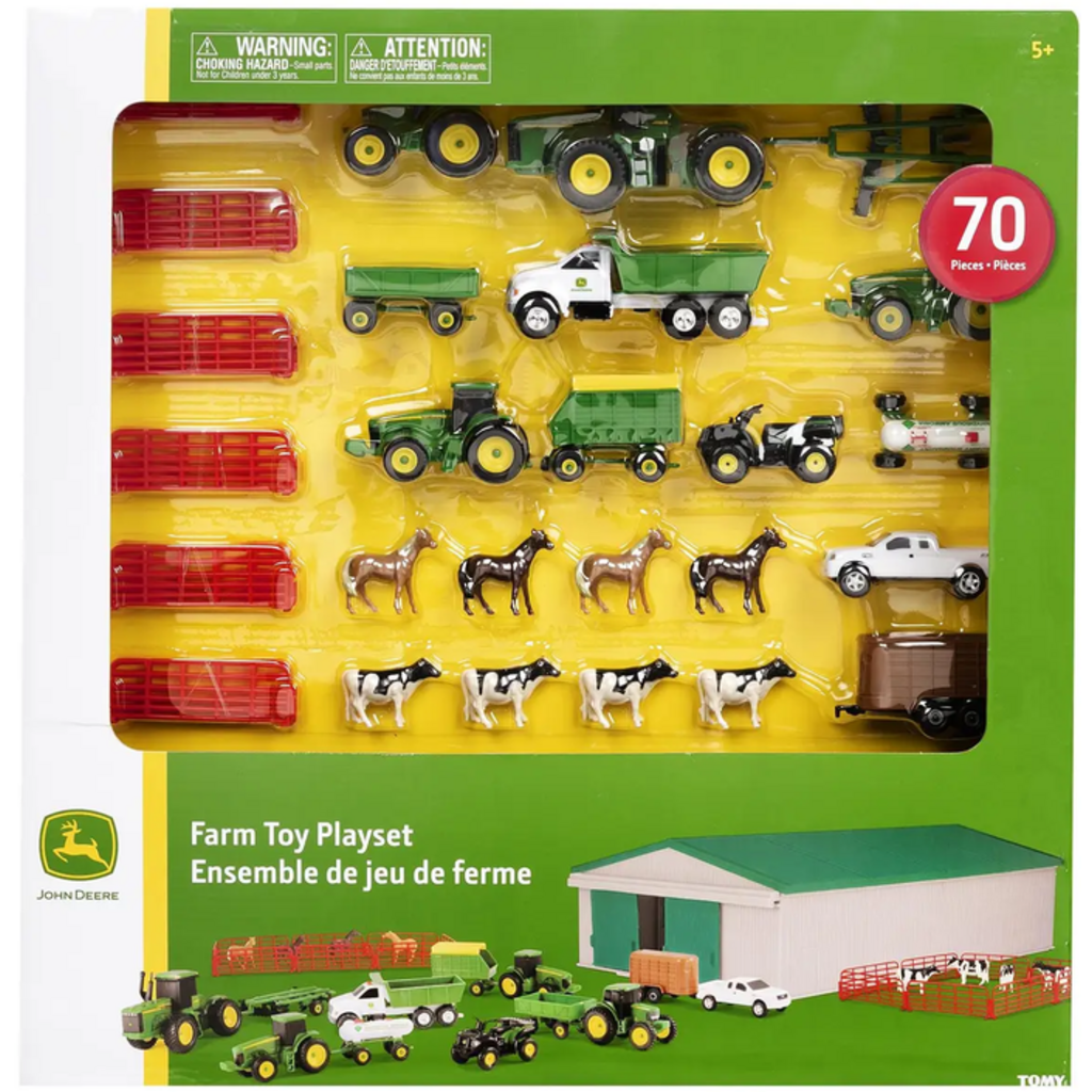 JOHN DEERE JOHN DEERE 70 PIECE FARM SET