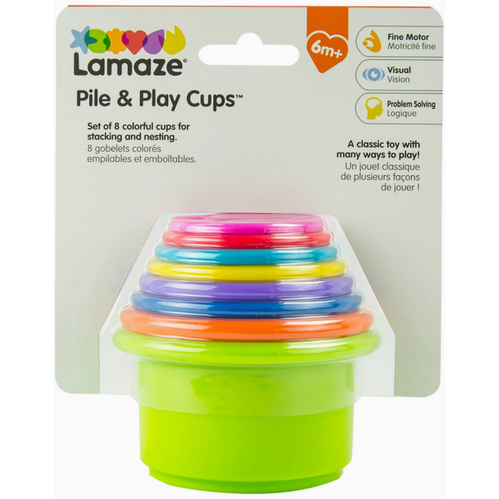 LAMAZE LAMAZE PILE & PLAY STACKING CUPS