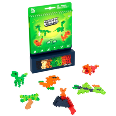 PUZZLE BY NUMBER ACTIVITY PAD - DINOSAURS