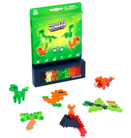 PUZZLE BY NUMBER ACTIVITY PAD - DINOSAURS