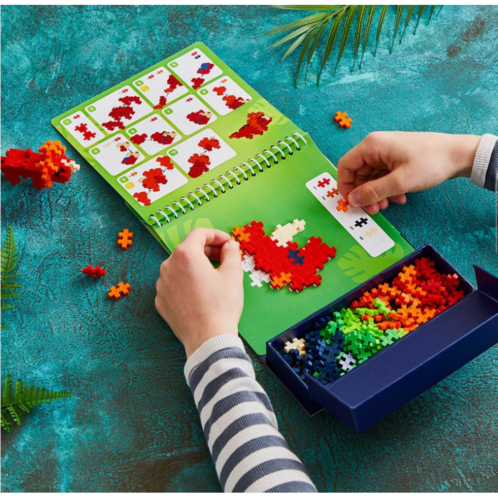 PUZZLE BY NUMBER ACTIVITY PAD - DINOSAURS