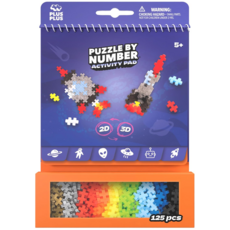 PUZZLE BY NUMBER ACTIVITY PAD - SPACE