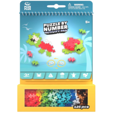 PUZZLE BY NUMBER ACTIVITY PAD - OCEAN